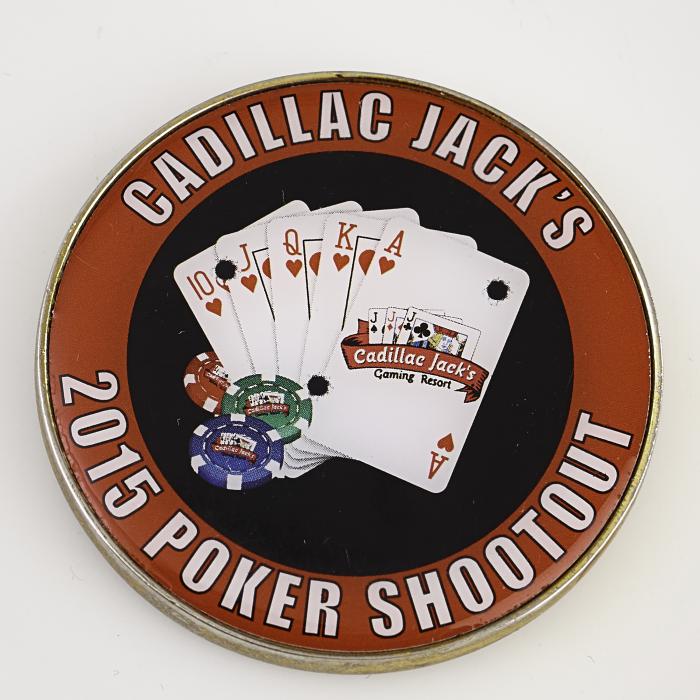 CADILLAC JACK’S, 2015 POKER SHOOTOUT, Poker Card Guard