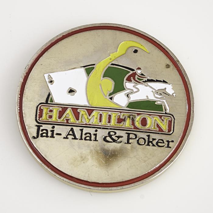 HAMILTON JAI-ALAI & POKER, Poker Card Guard