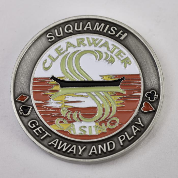 SUQUAMISH CLEARWATER CASINO POKER ROOM, GET AWAY & PLAY, Poker Card Guard