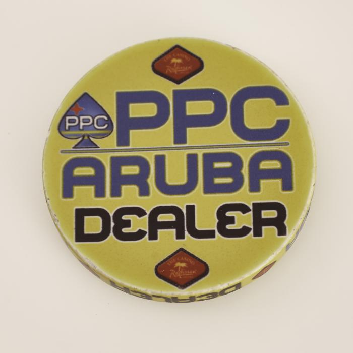 PPC POKER TOUR, BAR GUSTO ARUBA, 2014, Poker DEALER BUTTON