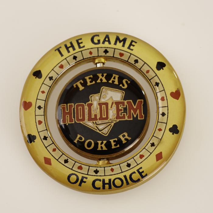 TEXAS HOLD’EM POKER, THE GAME OF CHOICE, SPINNER, Poker Card Guard