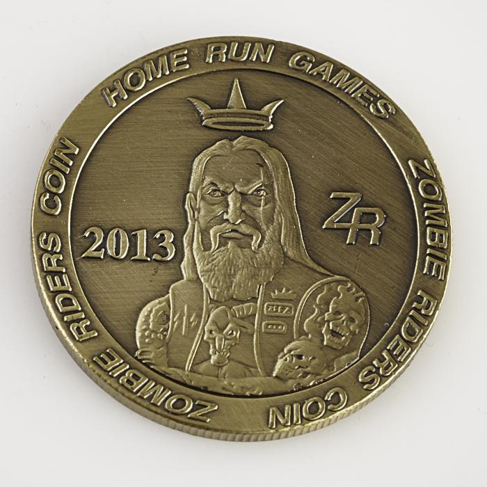 ZOMBIE RIDERS COIN 2013, HOME RUN GAMES, Poker Card Guard