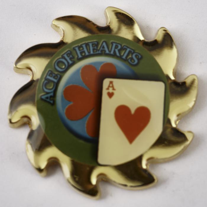 ACE OF HEARTS, Poker Spinner Card Guard