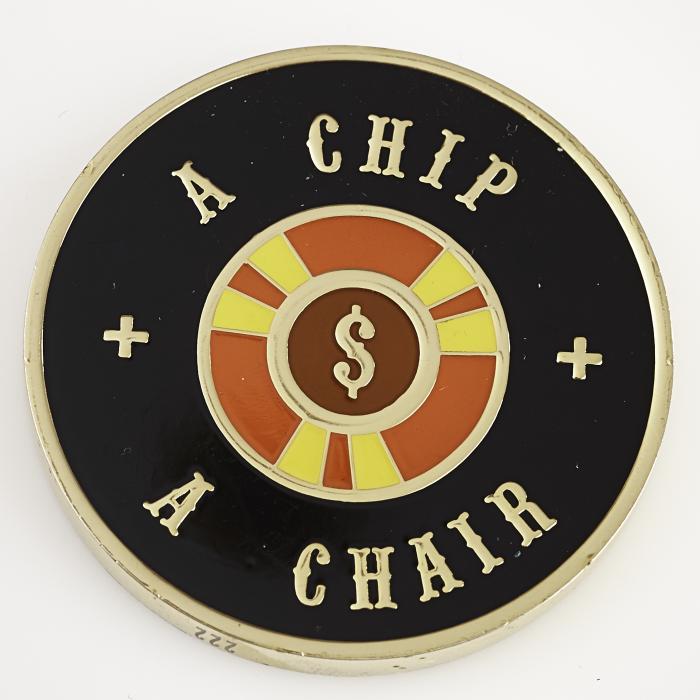 A CHIP A CHAIR $, Poker Card Guard