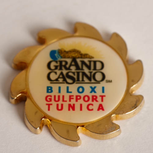 GRAND CASINO, BILOXI, GULFPORT TUNICA, Poker Card Guard Spinner