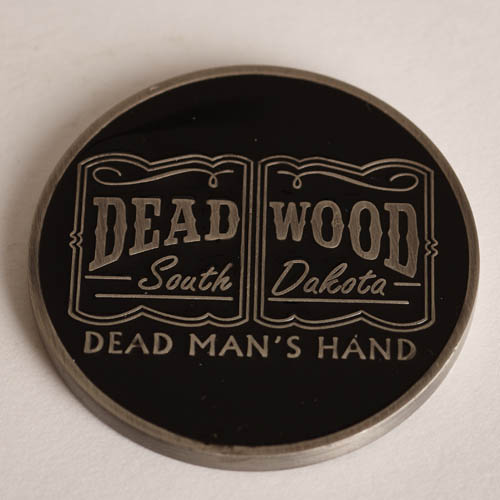 DEAD WOOD, SOUTH DAKOTA, DEAD MAN’S HAND, Poker Card Guard