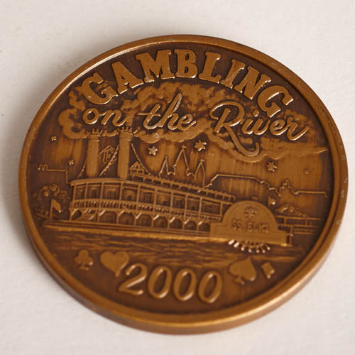 GAMBLING ON THE RIVER 2000, SS ELKS, NEW ORLEANSWEST BANK LODGE #2496, Poker Card Guard