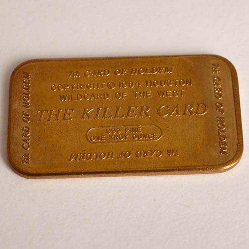 THE KILLER CARD, 7th CARD OF HOLDEM, WILDCARD OF THE WEST, Poker Card Guard