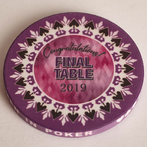 WPA WOMEN’S POKER ASSOCIATION, CONGRATULATIONS! FINAL TABLE 2019, Poker Card Guard