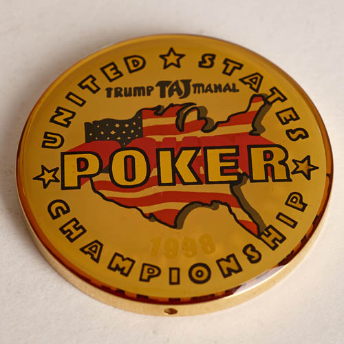 TRUMP TAJ MAHAL, ATLANTIC CITY, UNITED STATES POKER CHAMPIONSHIP, 1998, Poker Card Guard