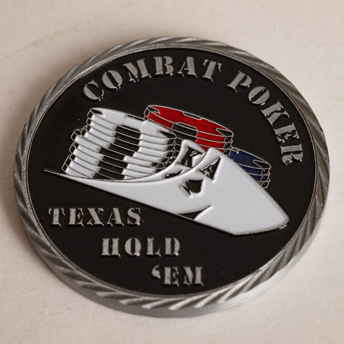 COMBAT POKER,FOB CROPPER VICTORY BASE COMPLEX, OIF 09-10 BAGHDAD, Poker Card Guard