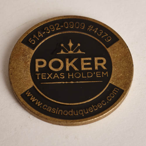 CASINO MONTREAL,  POKER TEXAS HOLD’EM, Poker Card Guard