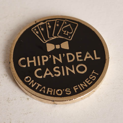 CHIP’N’DEAL CASINO, ONTARIOS CASINO (Plain Reverse Side), Poker Card Guard