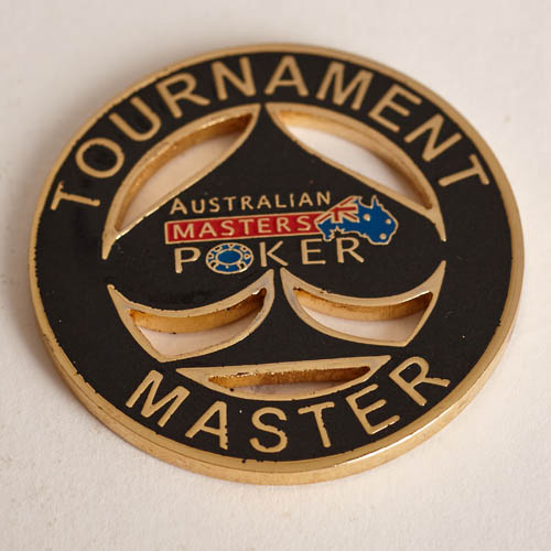 AUSTRALIAN MASTERS POKER, TOURNAMENT MASTER, Poker Card Guard