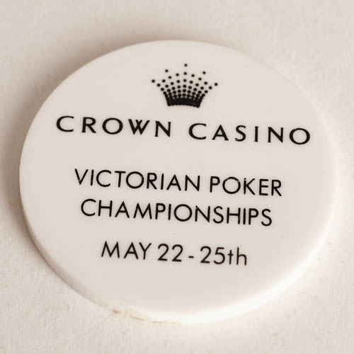 CROWN CASINO (MELBOURNE) VICTORIAN POKER CHAMPIONSHIS, MAY 22-25th, Poker Card Guard