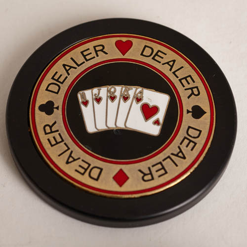 DEALER, Poker Dealer Button