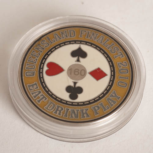 NPPL NATIONAL PUB POKER LEAGUE (No. 160), QUEENSLAND FINALIST 2010, EAT DRINK PLAY, Poker Card Guard