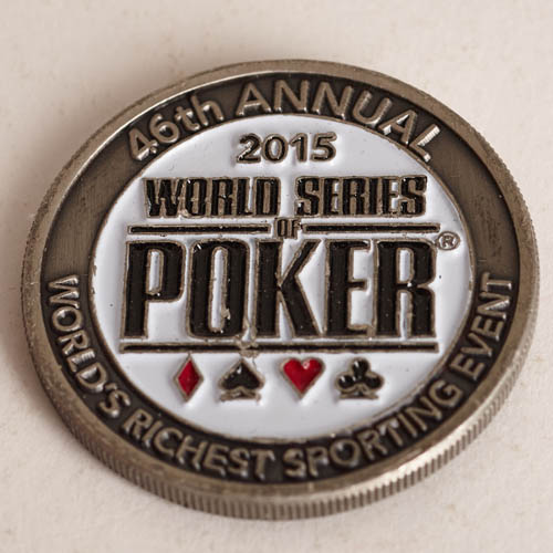 WSOP WORLD SERIES OF POKER, 46th ANNUAL 2015, Poker Card Guard Spinner
