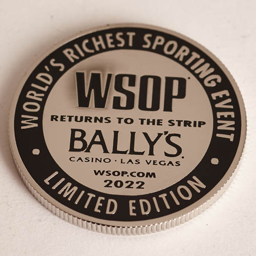 WSOP WORLD SERIES OF POKER, BALLY’S, RETURNS TO THE STRIP, 2022, Poker Card Guard