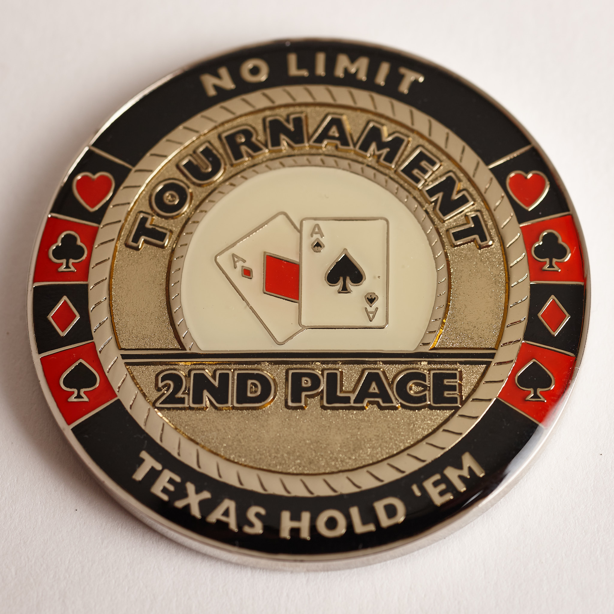 2nd PLACE TOURNAMENT, NO LIMIT TEXAS HOLD’DM, Poker Card Guard