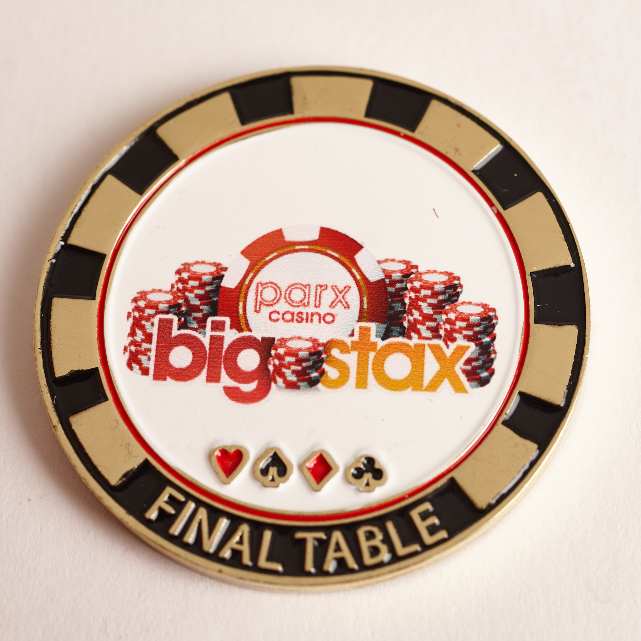 PARX CASINO, BIG STAX TOURNAMENT SERIES, FINAL TABLE, Poker Card Guard