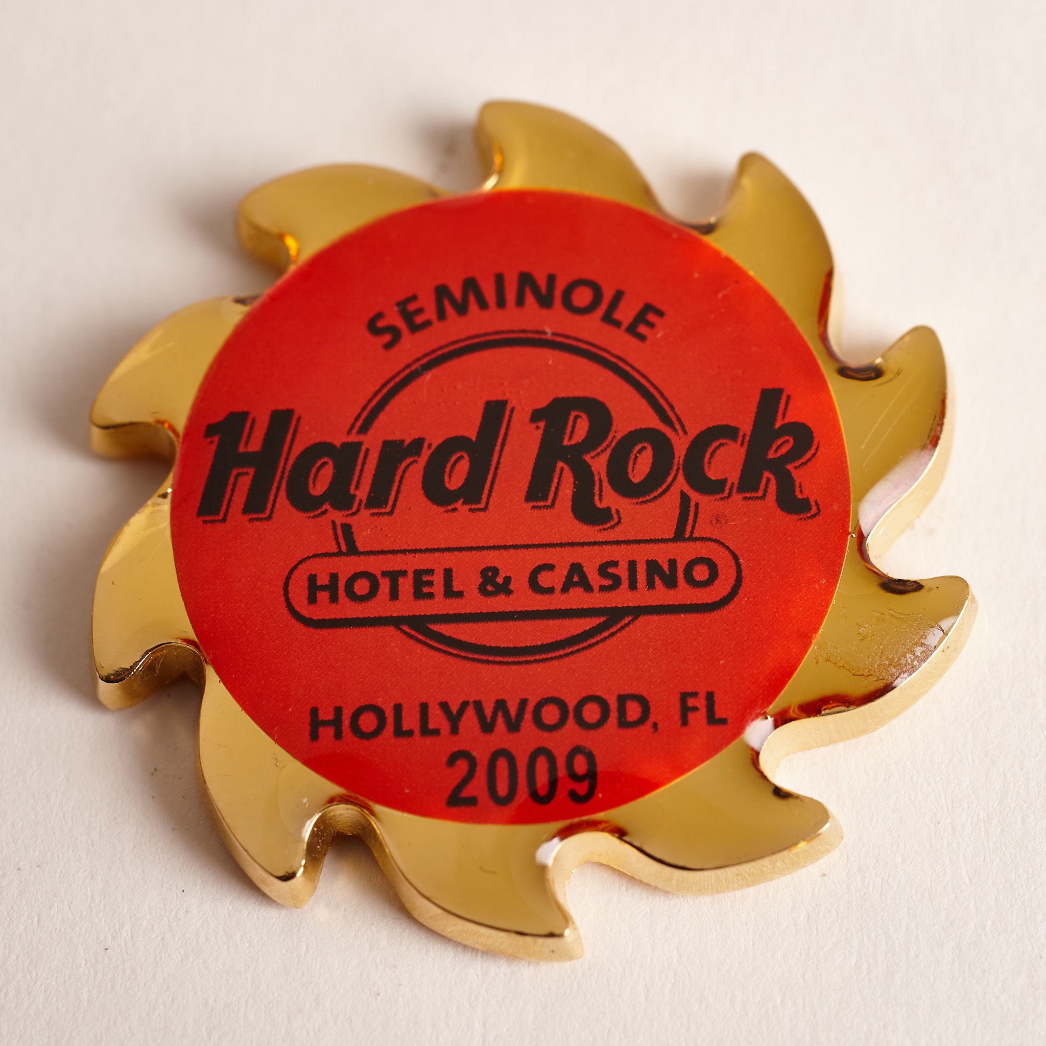 HARD ROCK SEMINOLE 2009, HOLLYWOOD, FLORIDA, Poker Card Guard Spinner
