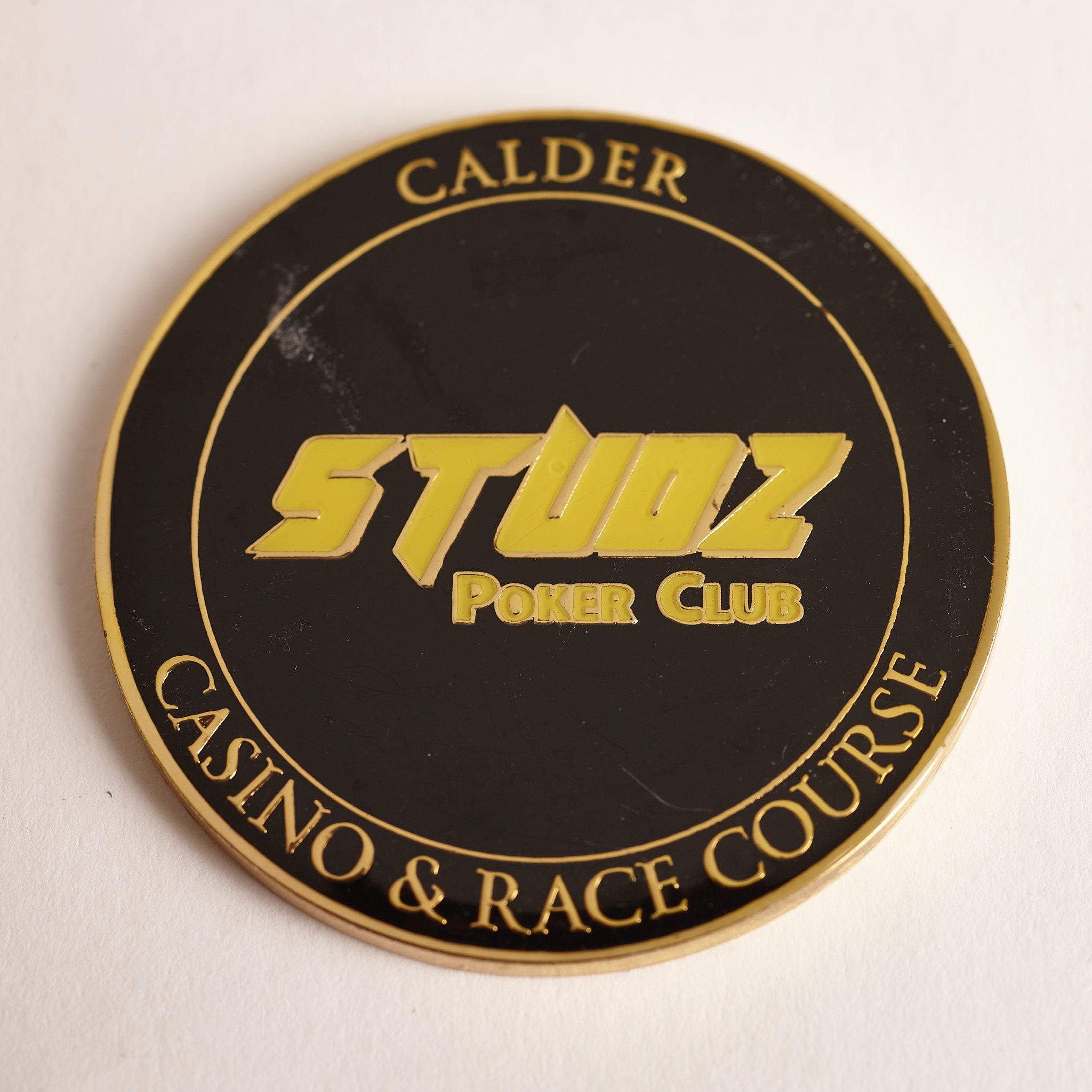 CALDER CASINO & RACECOURSE 2010, STUDZ POKER CLUB, Poker Card Guard