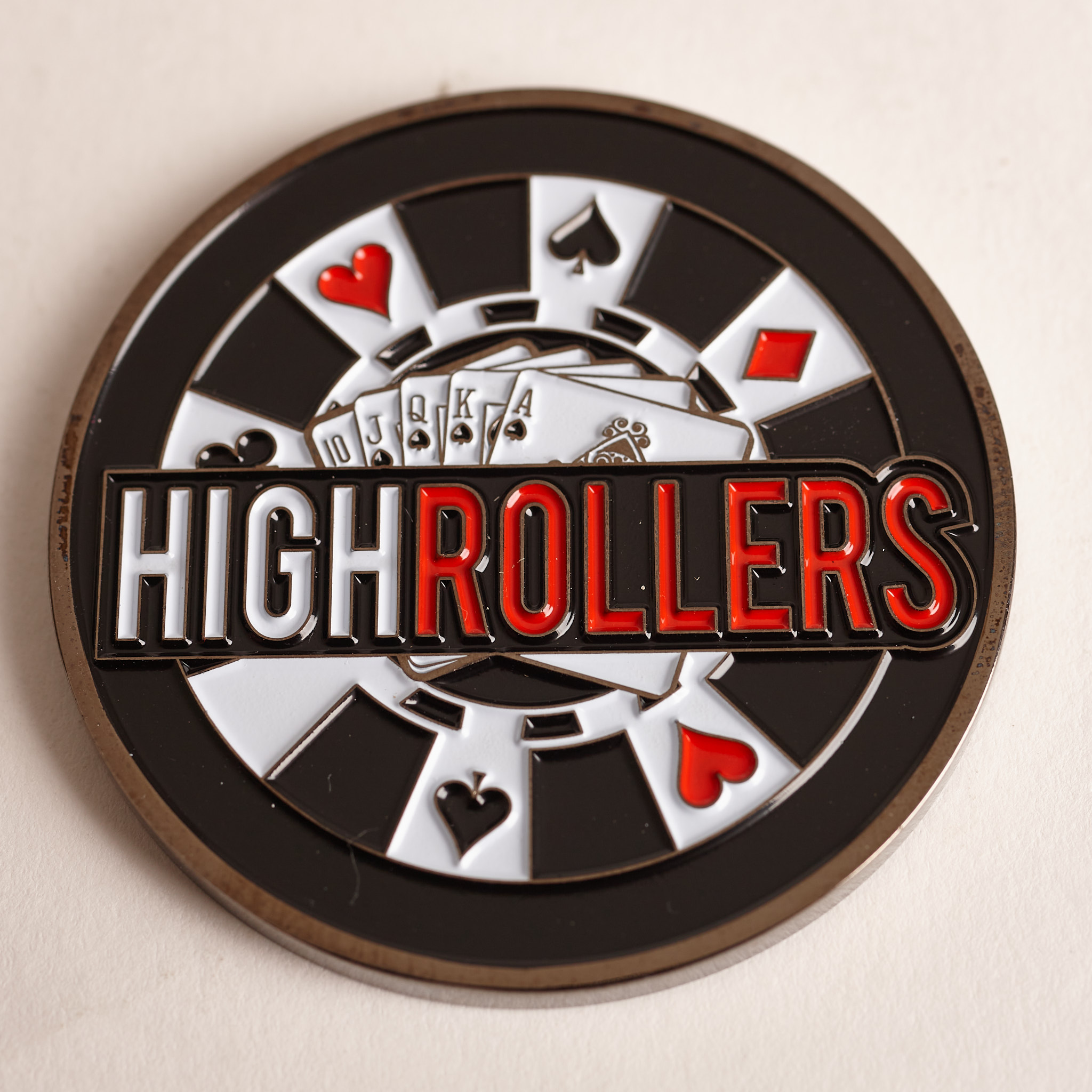 HIGH ROLLERS, MVP EST. 2020, Poker Card Guard