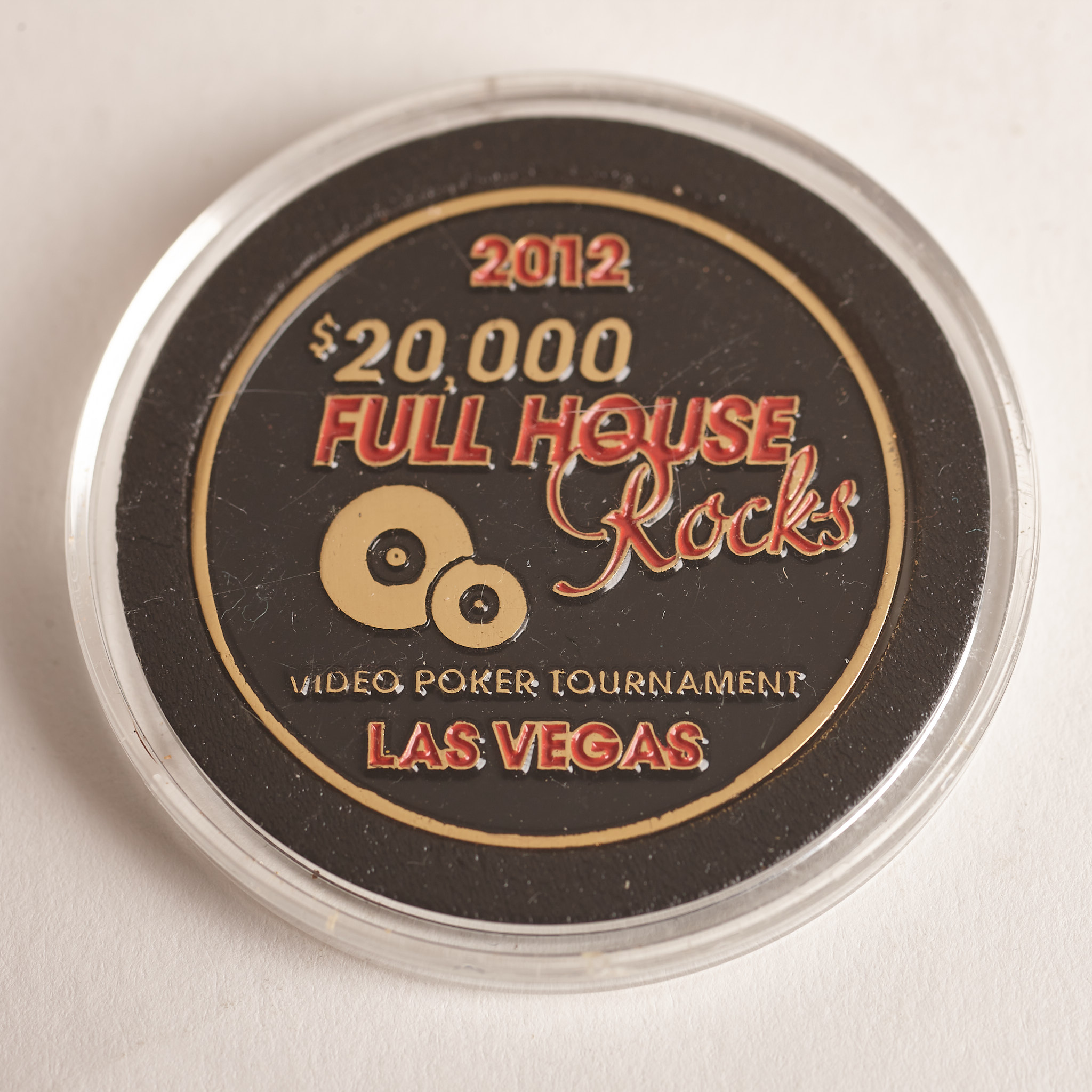 M RESORT CASINO, 2012 $20,000 FULL HOUSE ROCKS, VIDEO POKER TOURNAMENT, LAS VEGAS, Poker Card Guard