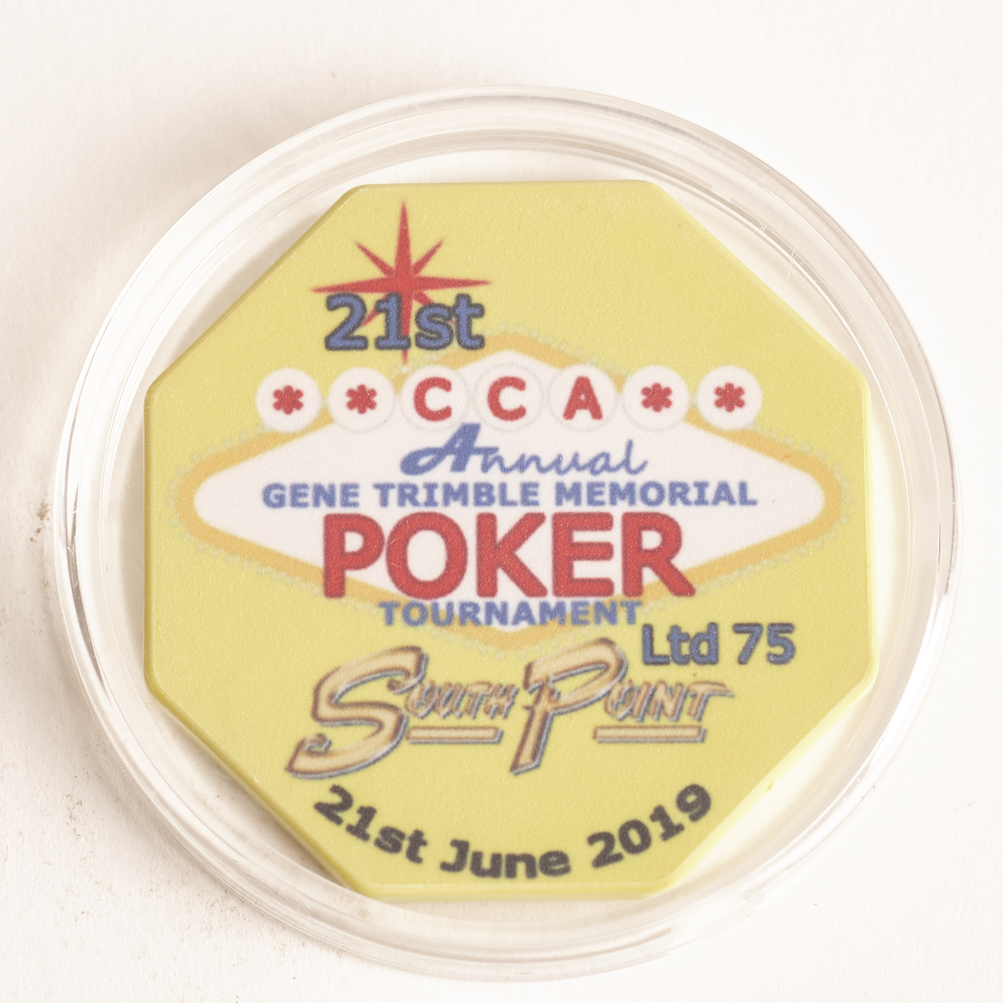 CCA, CC&GTCC 21st ANNUAL GENE TRIMBLE MEMORIAL POKER TOURNAMENT, 2019, Poker Card Guard