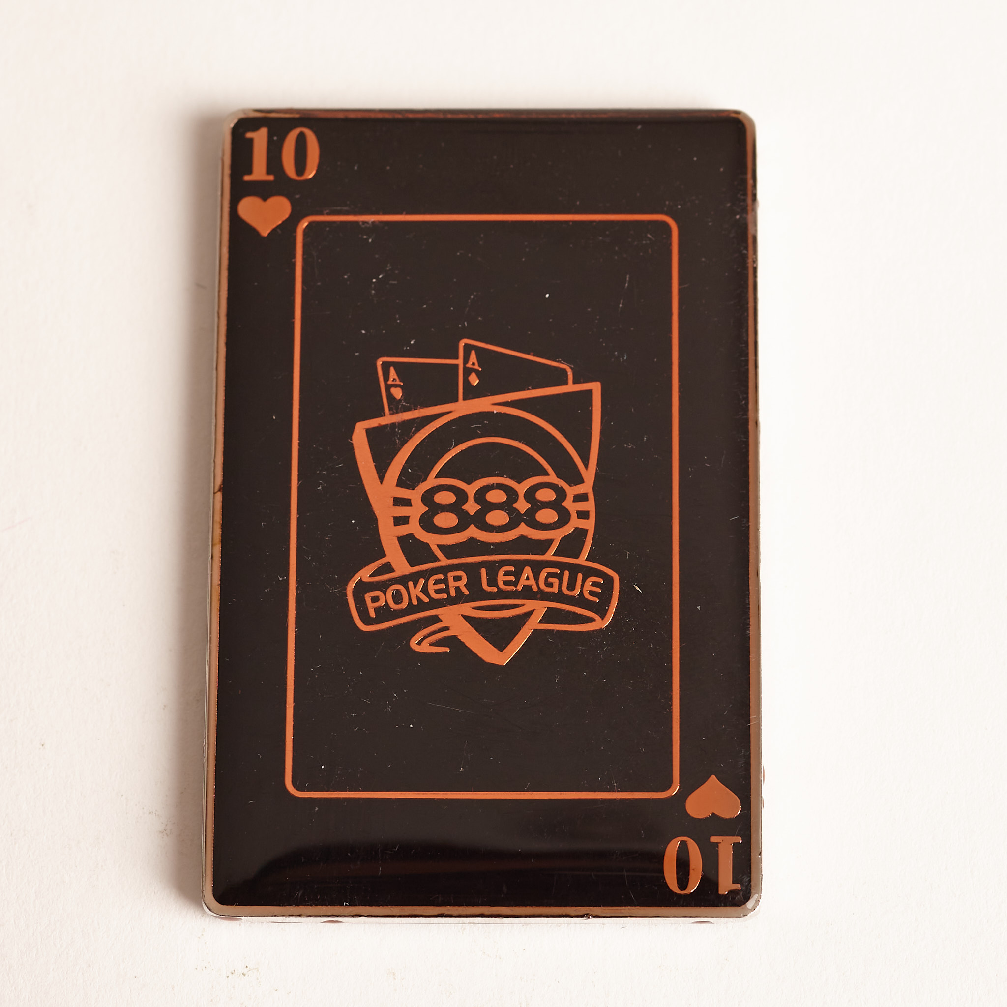 888 POKER LEAGUE, 10 HEARTS, TOURNAMENT WINNER, ROYAL FLUSH SERIES, Poker Card Guard