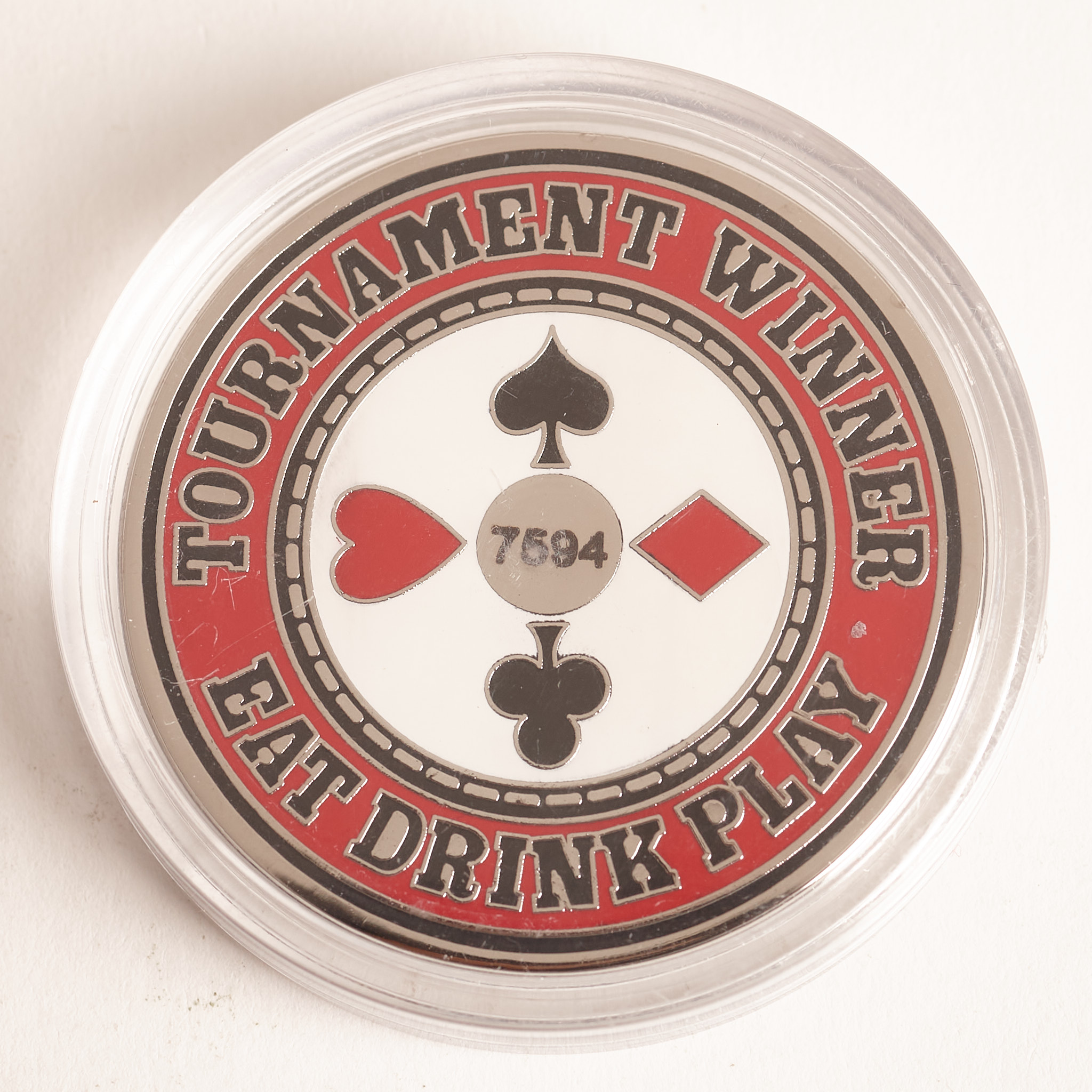NPPL NATIONAL PUB POKER LEAGUE (No. 7594), TOURNAMENT WINNER, EAT DRINK PLAY, Poker Card Guard