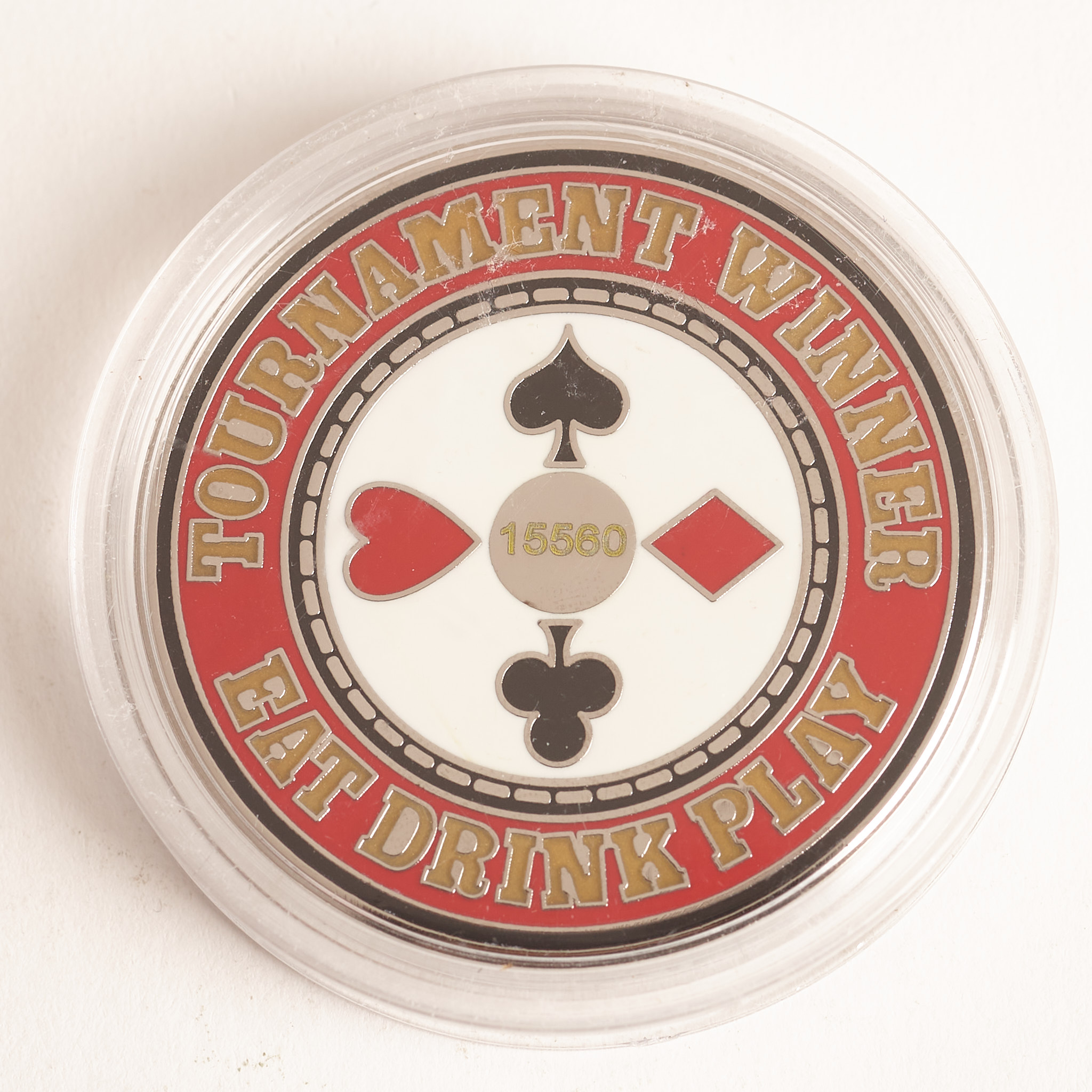 NPPL NATIONAL PUB POKER LEAGUE, (No. 15560) TOURNAMENT WINNER, EAT DRINK PLAY, Poker Card Guard