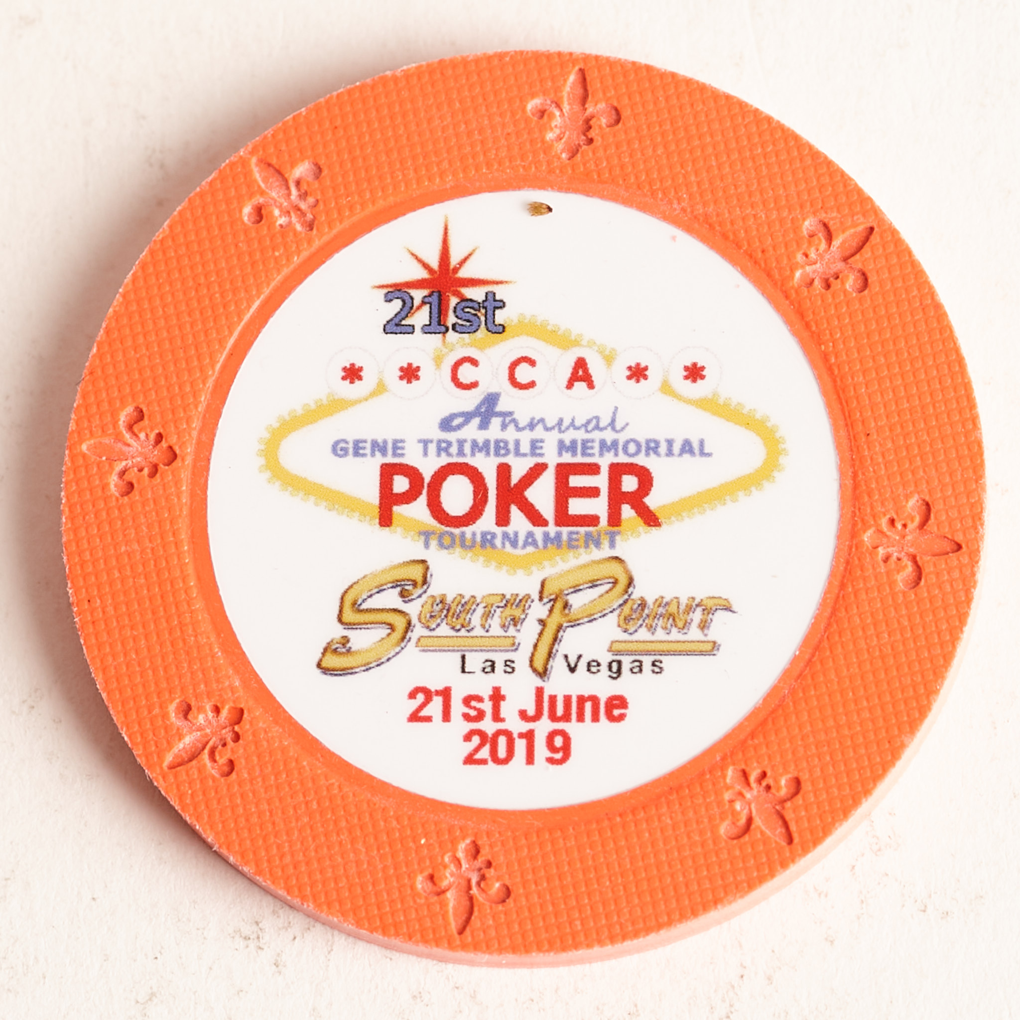 CCA CASINO COLLECTIBLES ASSOC. 21st ANNUAL POKER TOURNAMENT 2019, Poker Card Guard