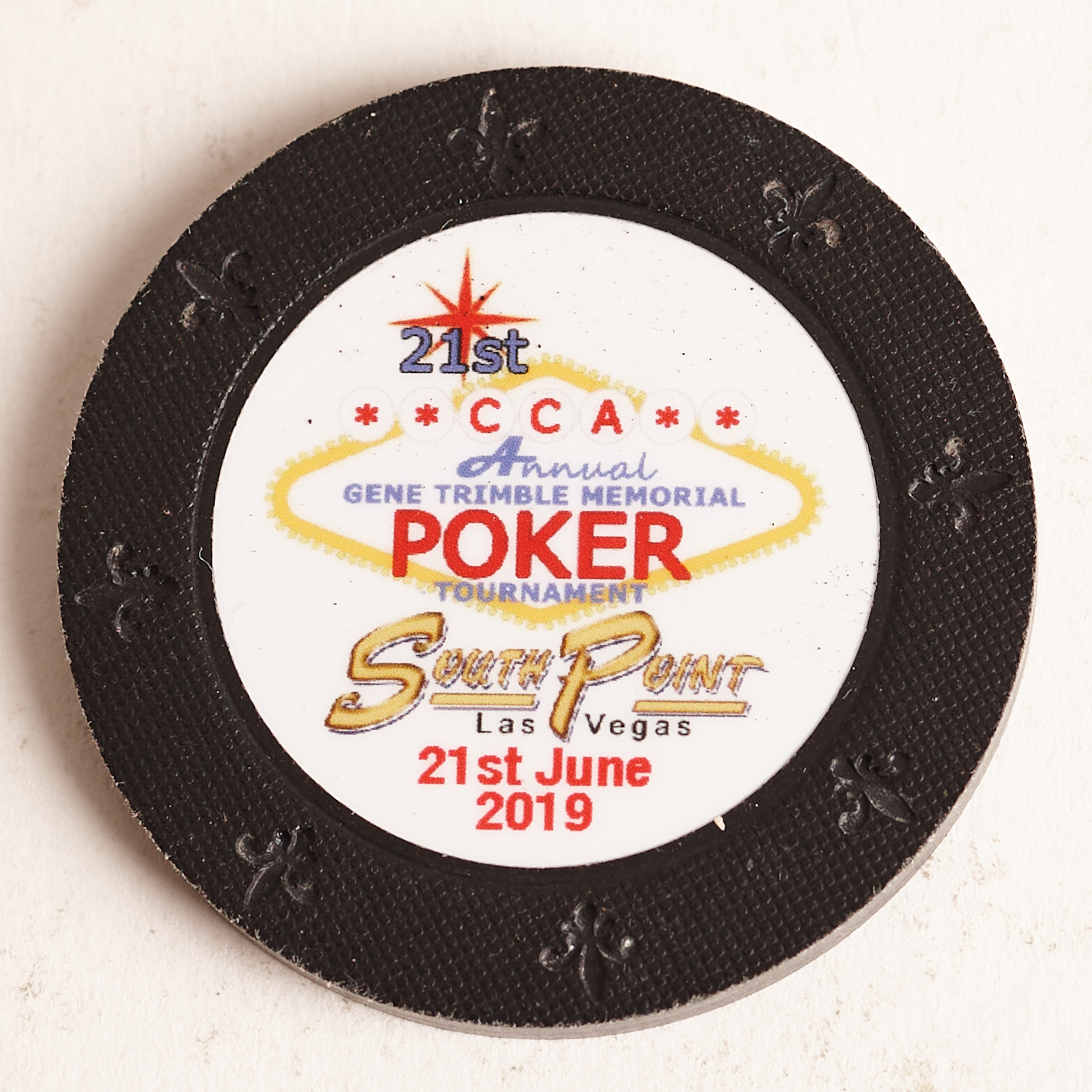 CCA CASINO COLLECTIBLES ASSOC. 21st ANNUAL POKER TOURNAMENT 2019, Poker Card Guard