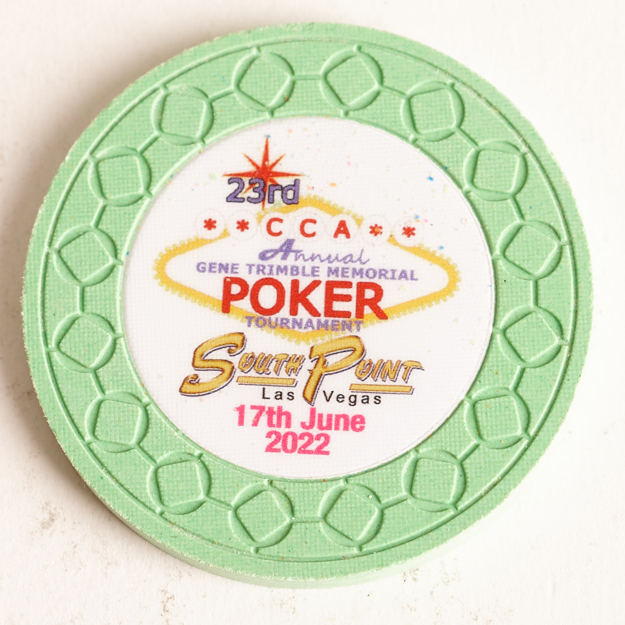 CCA CASINO COLLECTIBLES ASSOC. 23rd ANNUAL POKER TOURNAMENT 2022, Poker Card Guard