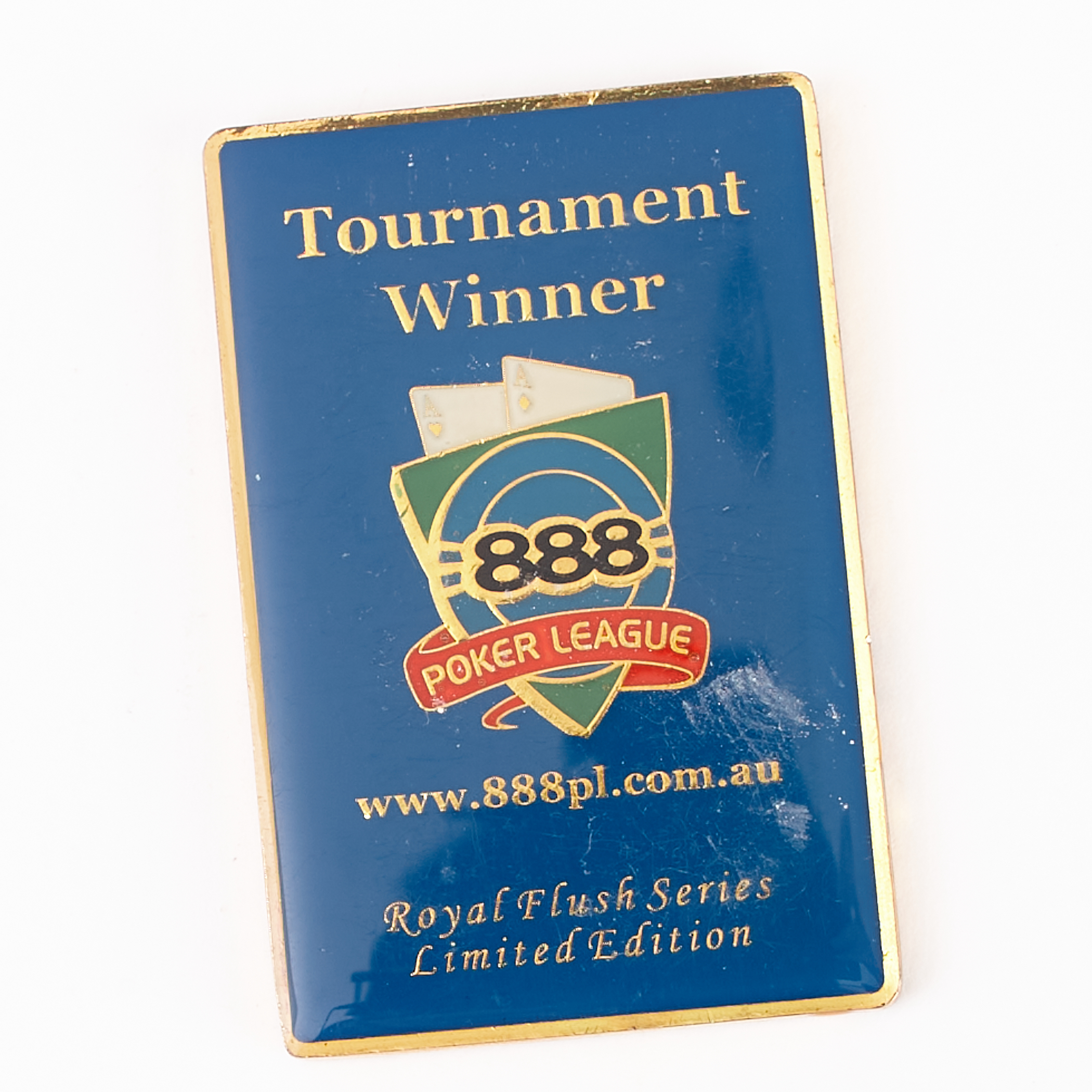 888 POKER LEAGUE, KING SPADES TOURNAMENT WINNER, ROYAL FLUSH SERIES, Poker Card Guard 888 POKER LEAGUE, KING SPADES TOURNAMENT WINNER, ROYAL FLUSH SERIES, Poker Card Guard